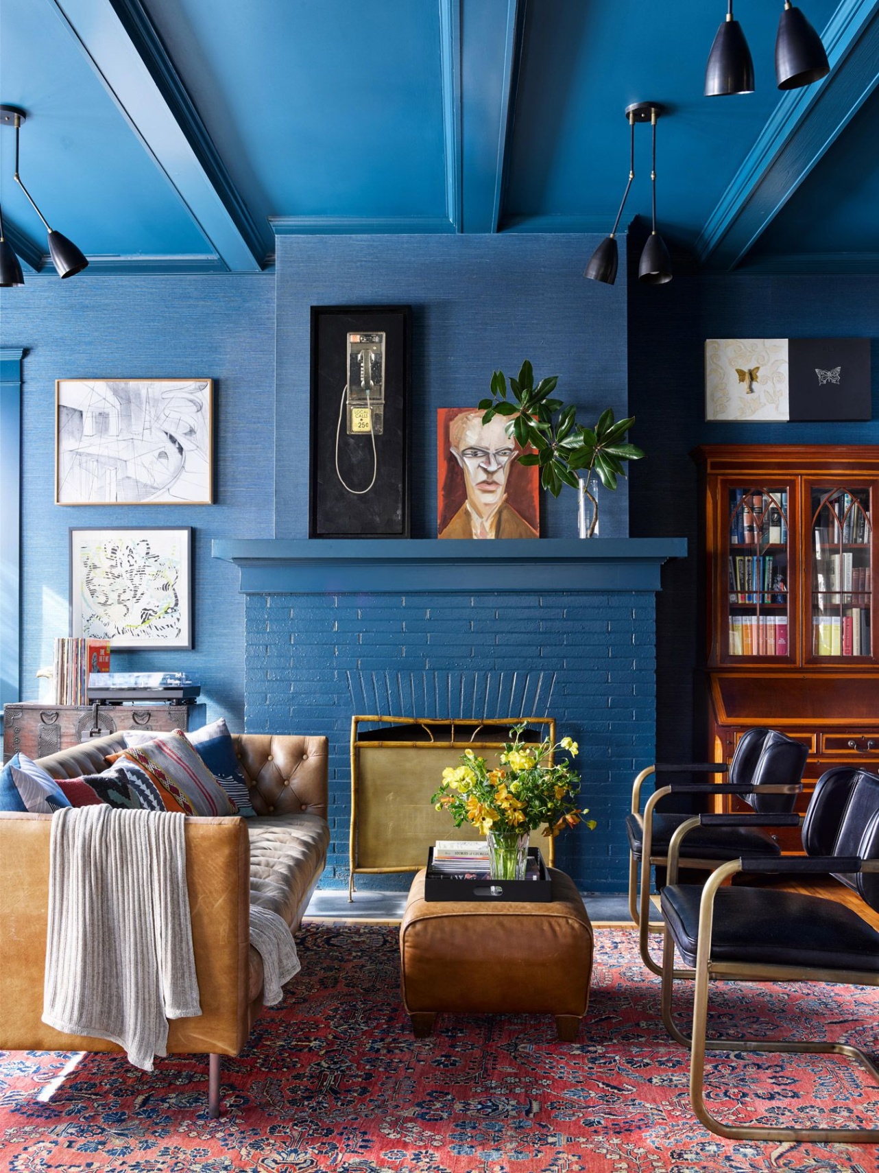 blue paint interior design Bulan 5  Distinctive Ways to Decorate with Blue Walls in Every Shade