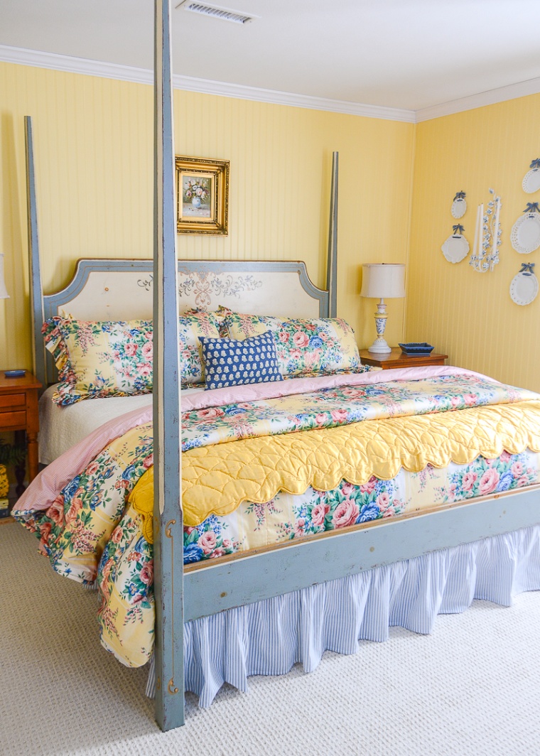 blue yellow bedroom designs Bulan 5 Yellow & Blue Guest Bedroom Reveal - Pender & Peony - A Southern Blog