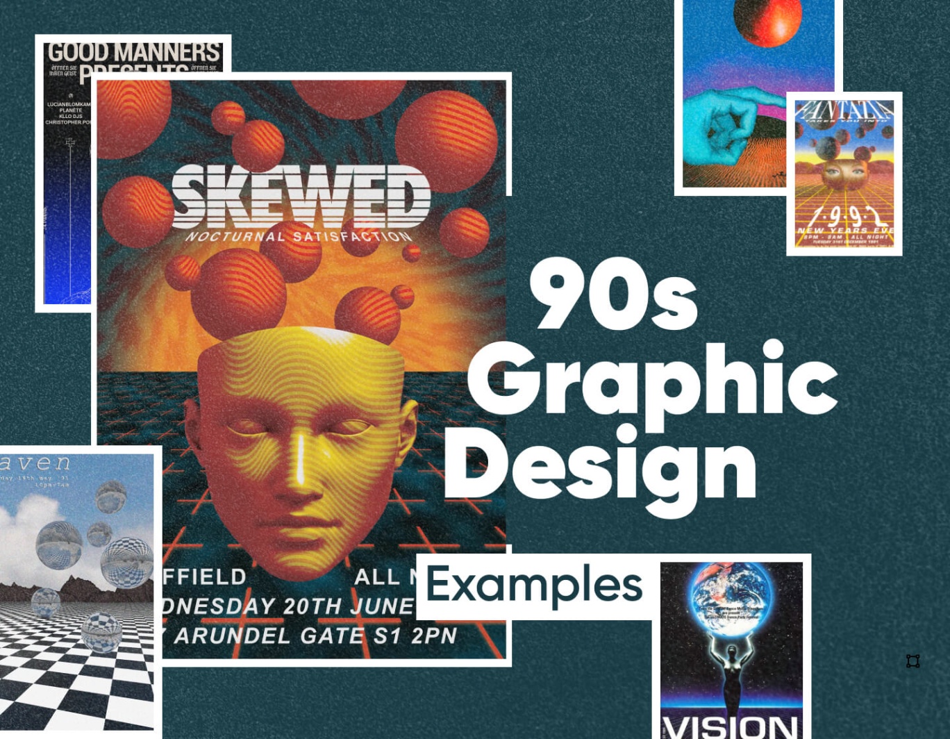 graphic design 90s Niche Utama Home 